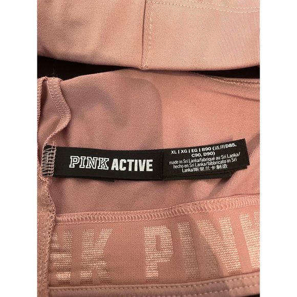Pink Active VS Victorias Secret Ultimate Sports Bra Dusty Pink Rose Sz XL EUC - Picture 7 of 7